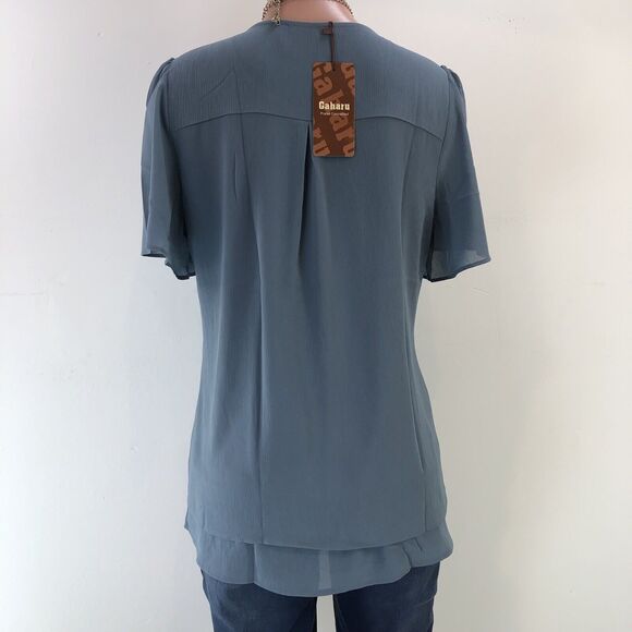 NWT Gaharu Women Casual Blouse L - Picture 6 of 16